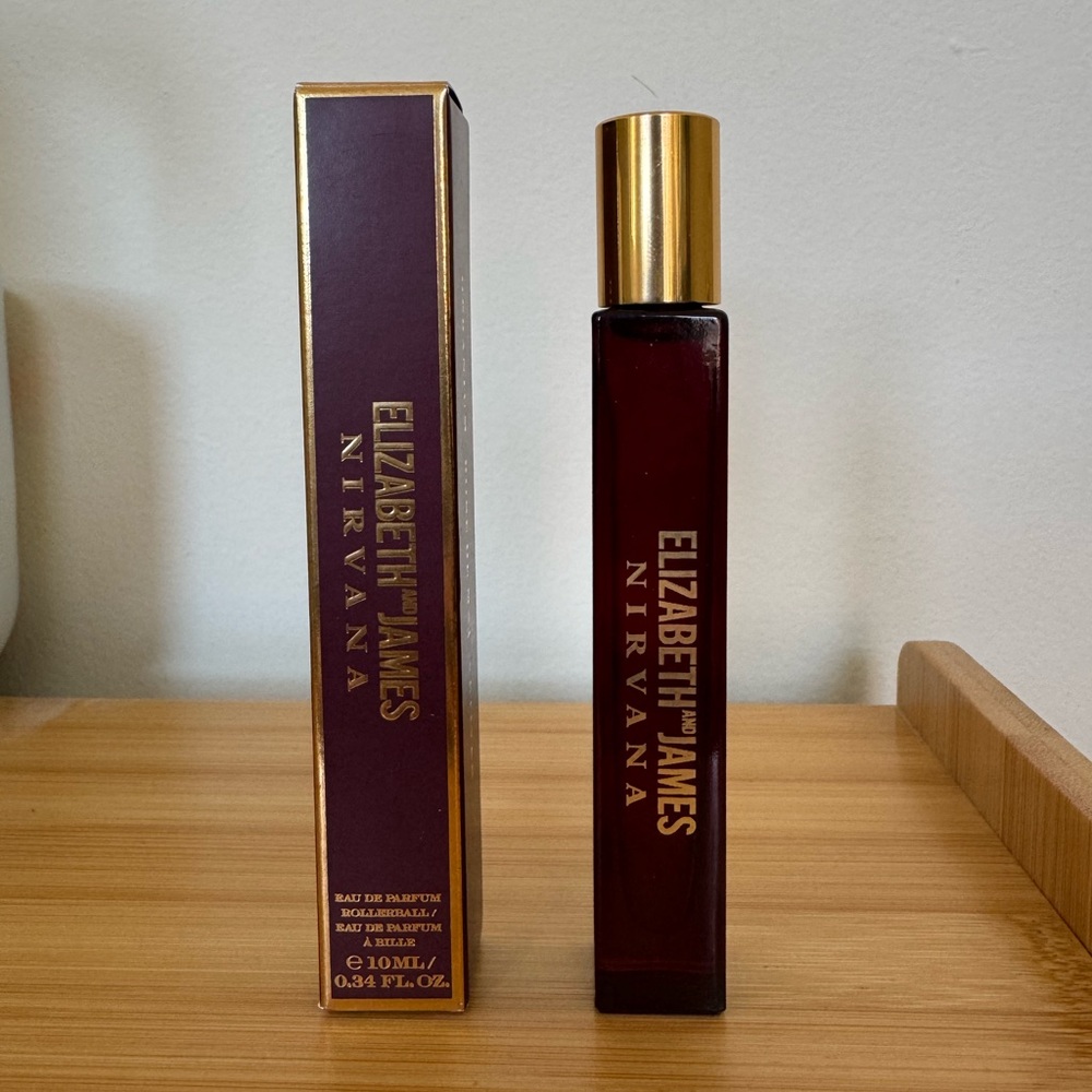 Elizabeth and James Nirvana Rose travel size rollerball, new with box!